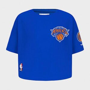 Girls’ Little Kids’ Pro Standard New York Knicks NBA Boxy Cropped T-Shirt