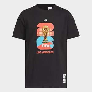 Big Kids’ adidas FIFA World Cup 26 Host City Los Angeles Graphic Soccer T-Shirt