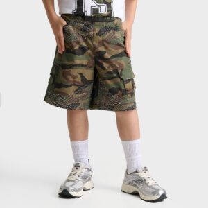 Big Kids’ Supply & Demand Gritter Camo Cargo Shorts
