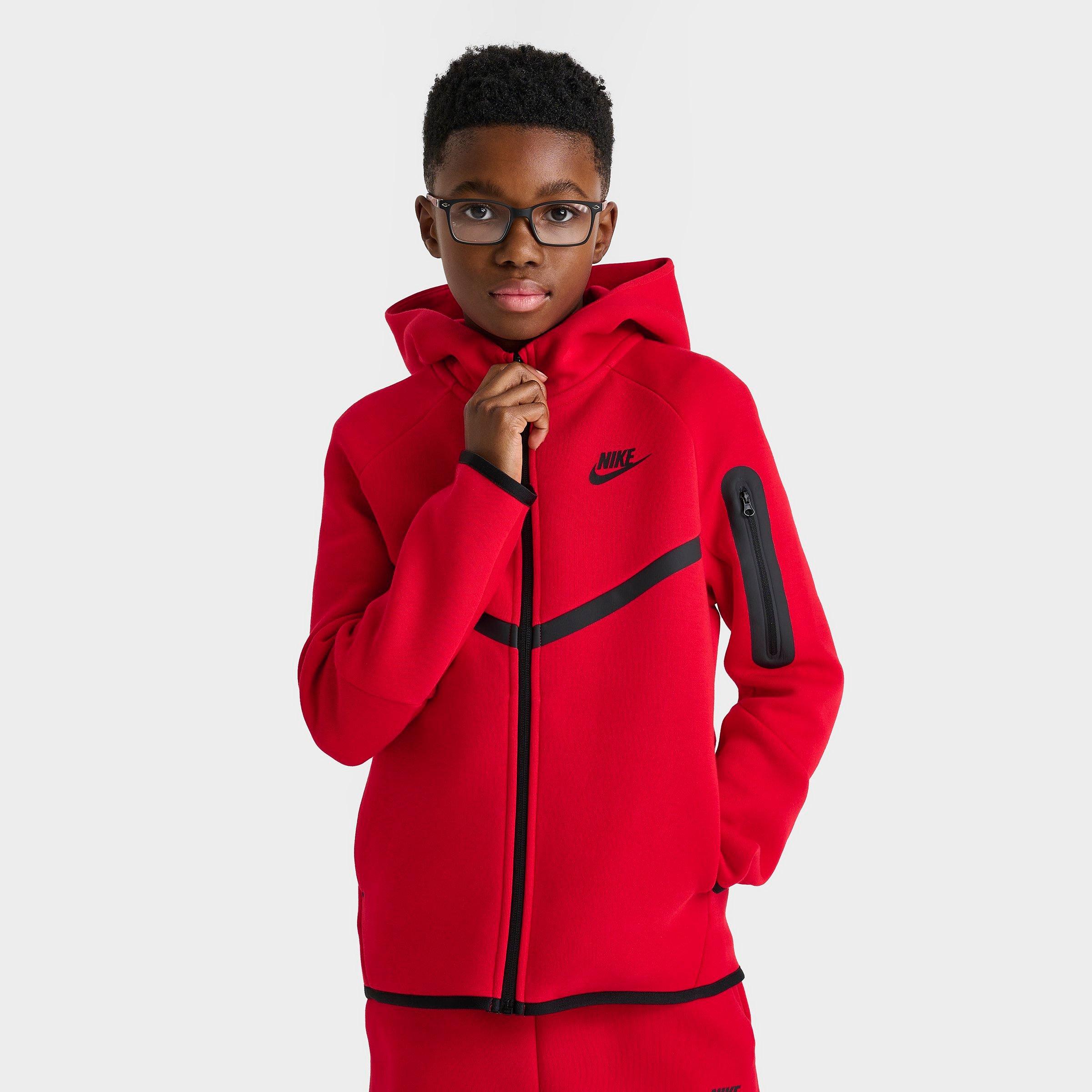 Big Kids’ Nike Sportswear Tech Fleece Full-Zip Hoodie - Image 3