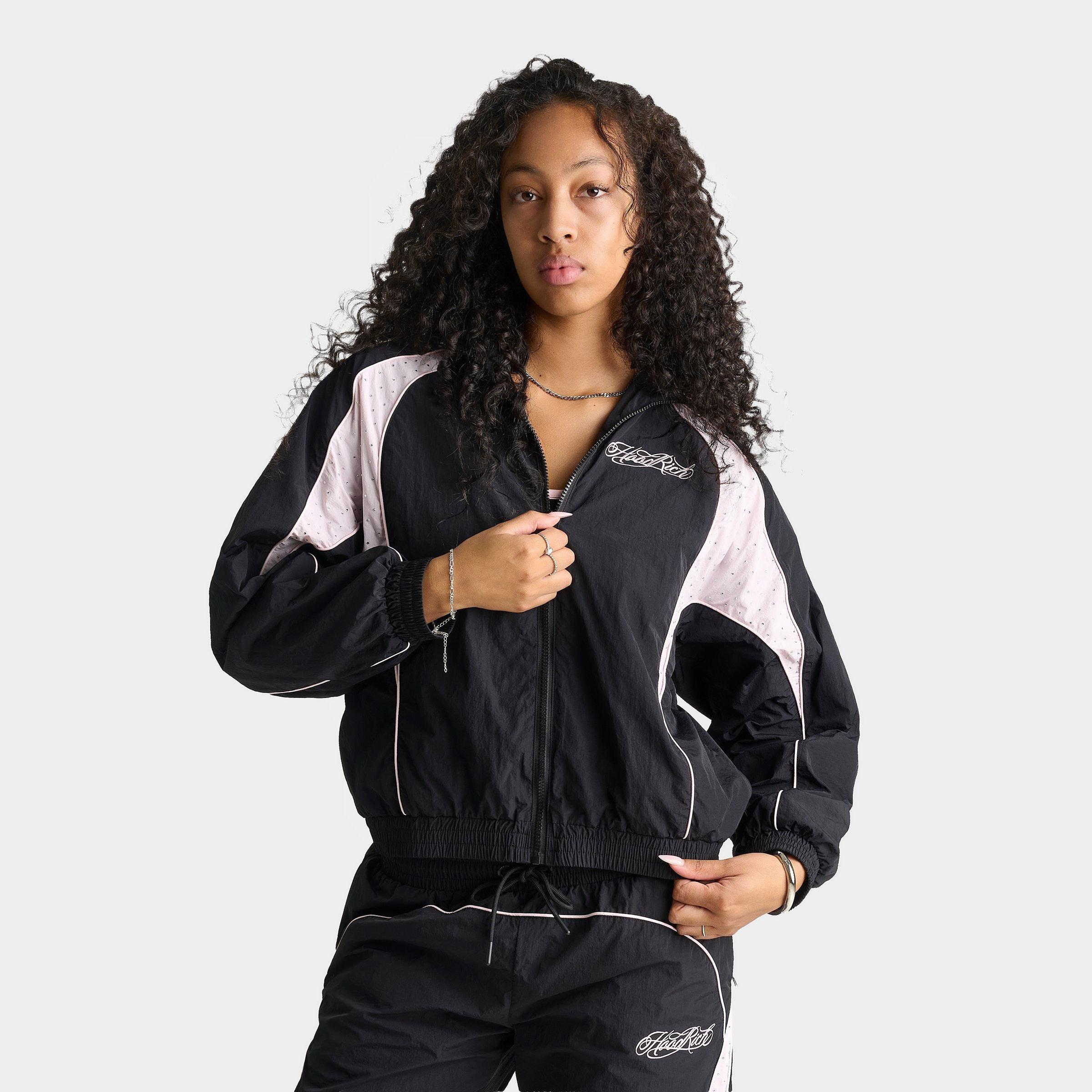 Hoodrich Korbut Rhinestone Woven Full-Zip Jacket