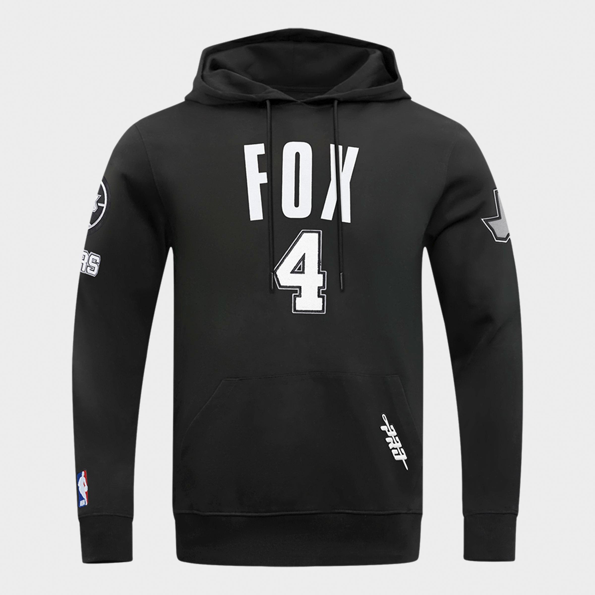 Pro Standard De’Aaron Fox San Antonio Spurs NBA Name and Number Pullover Hoodie
