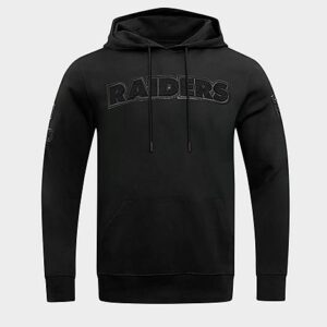 Pro Standard Las Vegas Raiders NFL Triple Black Pullover Hoodie