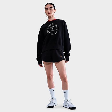 NikeCourt Phoenix Fleece Over-oversized Heritage Crewneck Sweatshirt - Image 2
