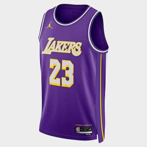 Jordan Los Angeles Lakers NBA Statement Edition Dri-FIT LeBron James Swingman Jersey