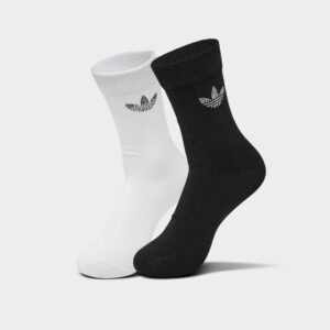 adidas Originals Unisex Rhinestone High Quarter Socks (2-Pack)