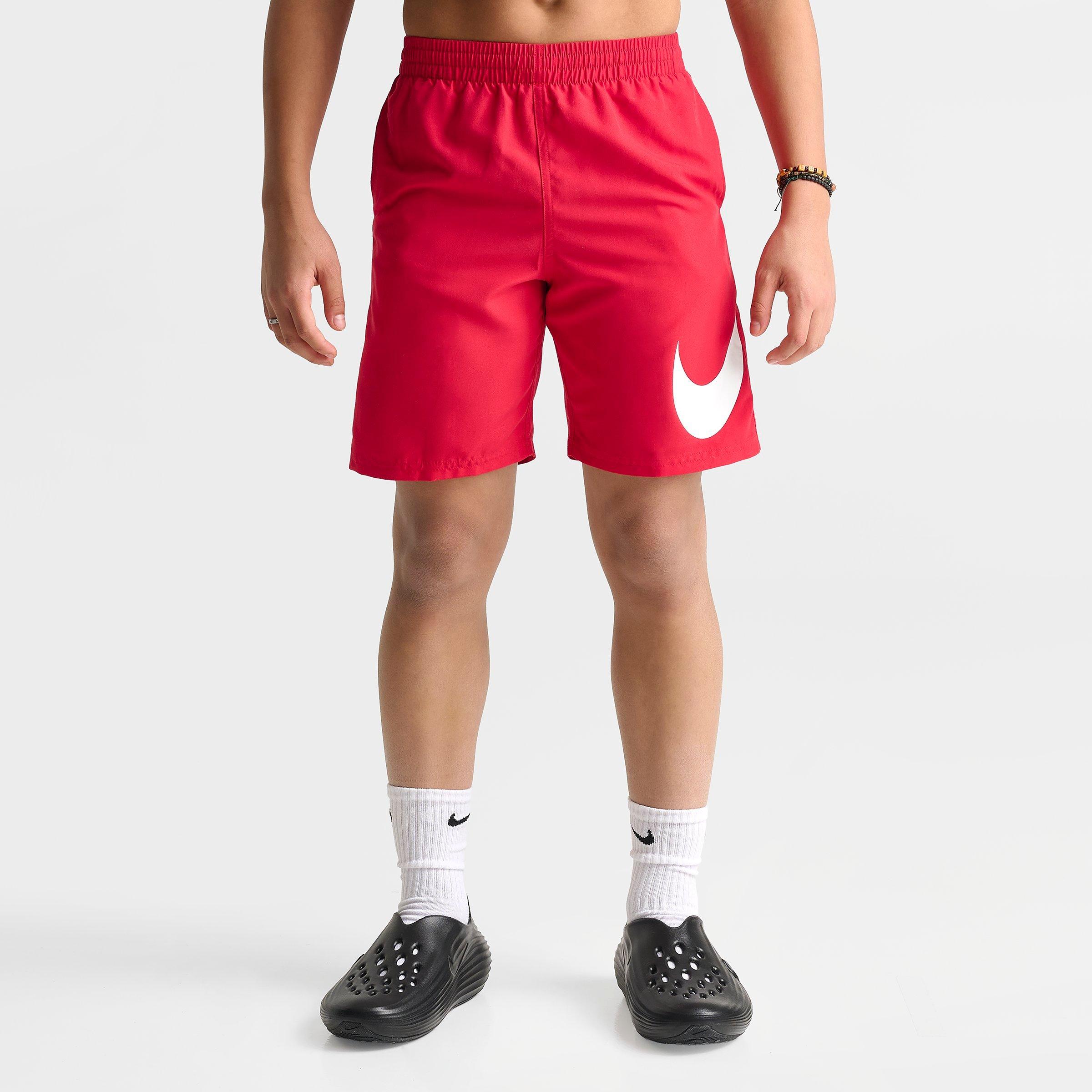 Big Kids’ Nike Stacked Logo Swim Shorts - Image 2