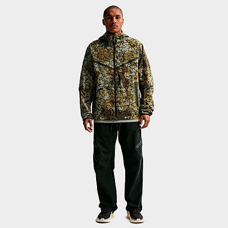 Nike Tech Allover Camo Print Woven Full-Zip Windrunner Jacket - Image 2
