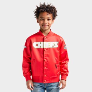 Big Kids’ Pro Standard Kansas City Chiefs NFL Classic Satin Jacket