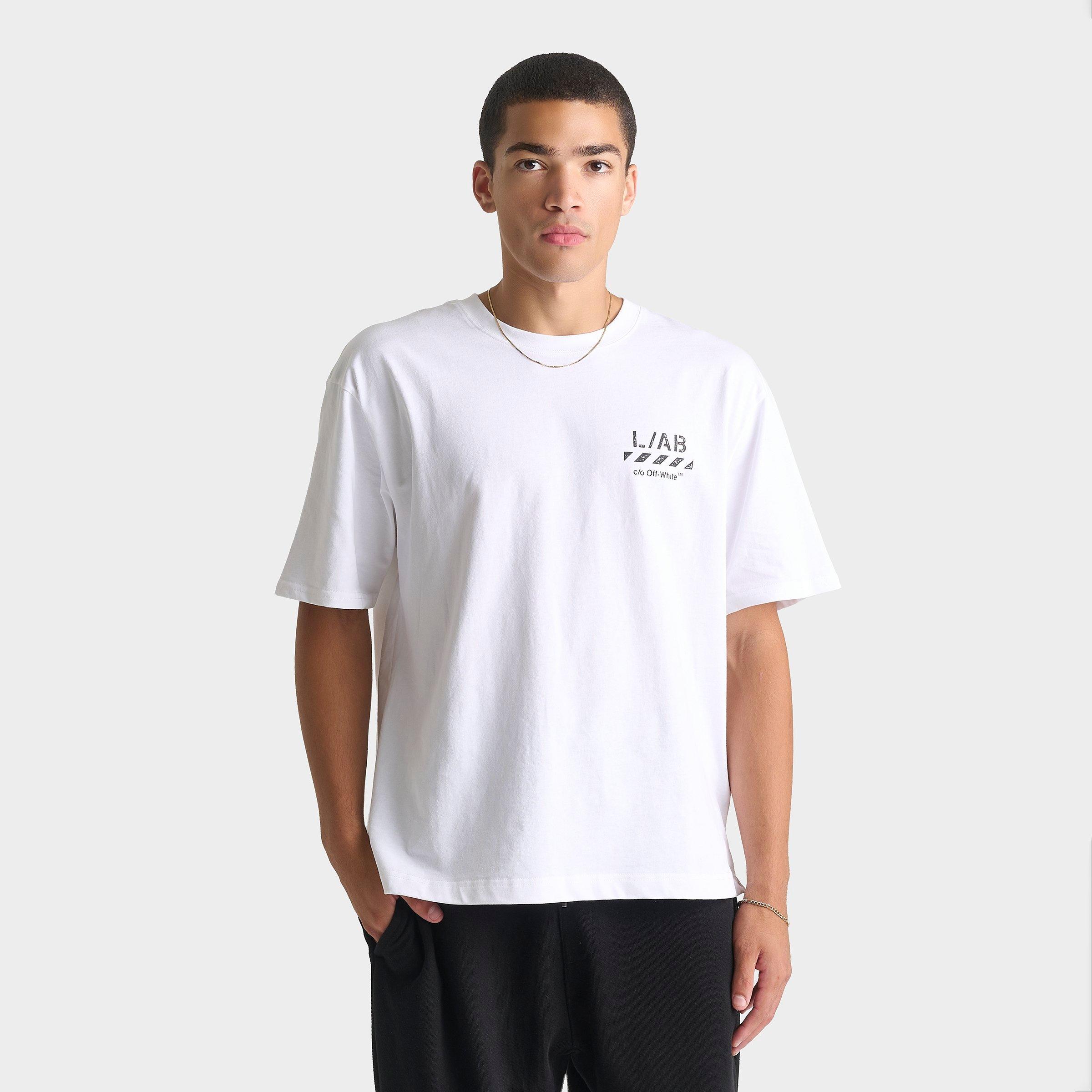 L/AB c/o Off-White Duct Tape T-Shirt