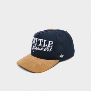 ’47 Seattle Mariners MLB Scribe Line Hitch Snapback Hat