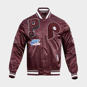 Pro Standard Philadelphia Phillies MLB Retro Classic Mashup Rib Satin Jacket