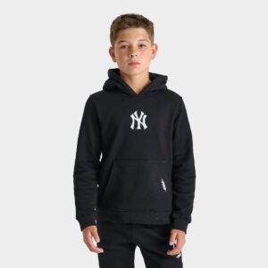 Big Kids’ Pro Standard New York Yankees MLB Classic Icon Fleece Pullover Hoodie