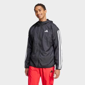 adidas Essentials 3-Stripes Full-Zip Windbreaker Jacket