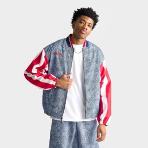 adidas Denim Graphic Full-Zip Track Top