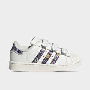 Girls’ Little Kids’ adidas Originals x Liberty London Superstar II Casual Shoes