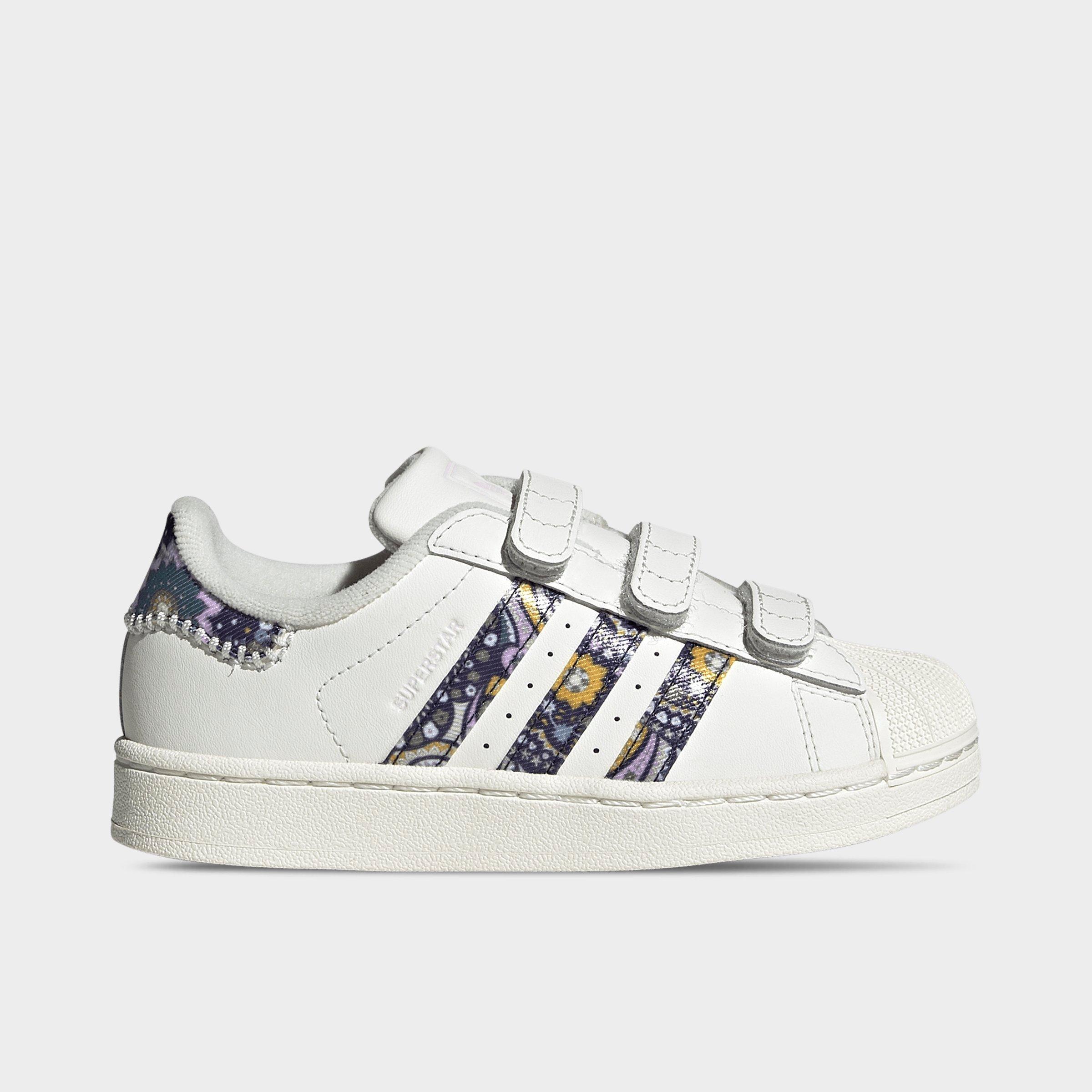 Girls’ Little Kids’ adidas Originals x Liberty London Superstar II Casual Shoes