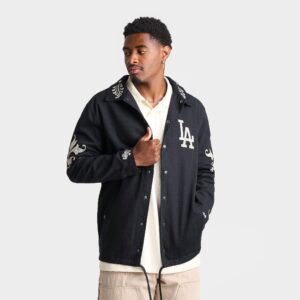 New Era Los Angeles Dodgers MLB Script Coach Jacket