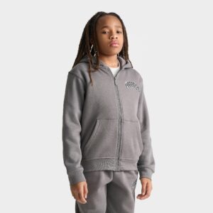 Big Kids’ Hoodrich Gothic Back Hit Multi Logo Full-Zip Hoodie