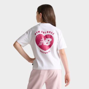 Girls’ Big Kids’ New Balance Heart Bubble T-Shirt