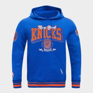 Pro Standard New York Knicks NBA Badge Fleece Pullover Hoodie