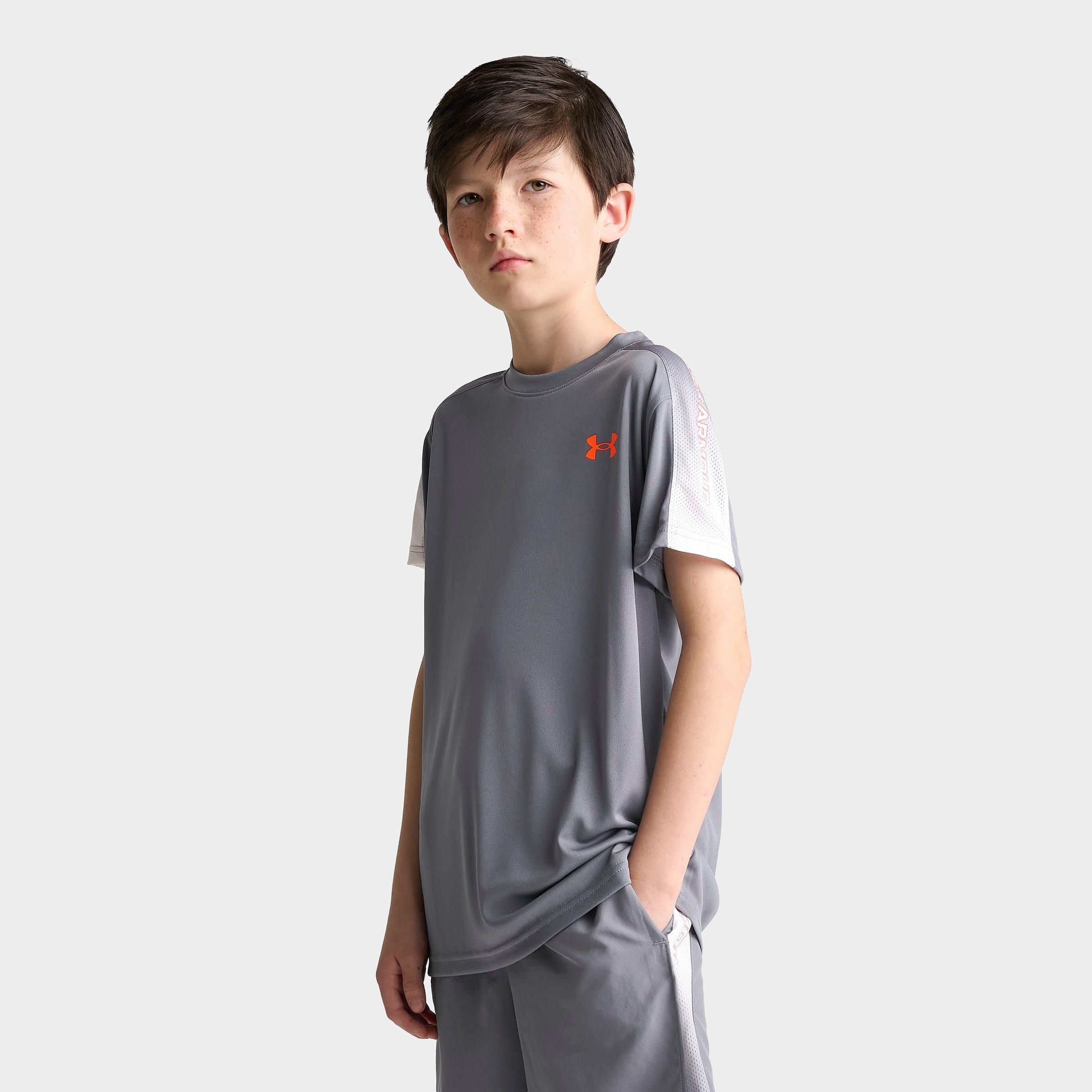 Boys’ Big Kids’ Under Armour Tech Sleeve T-Shirt