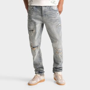 Smoke Rise Distressed Slim Denim Jeans
