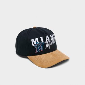 ’47 Miami Marlins MLB Scribe Line Hitch Snapback Hat