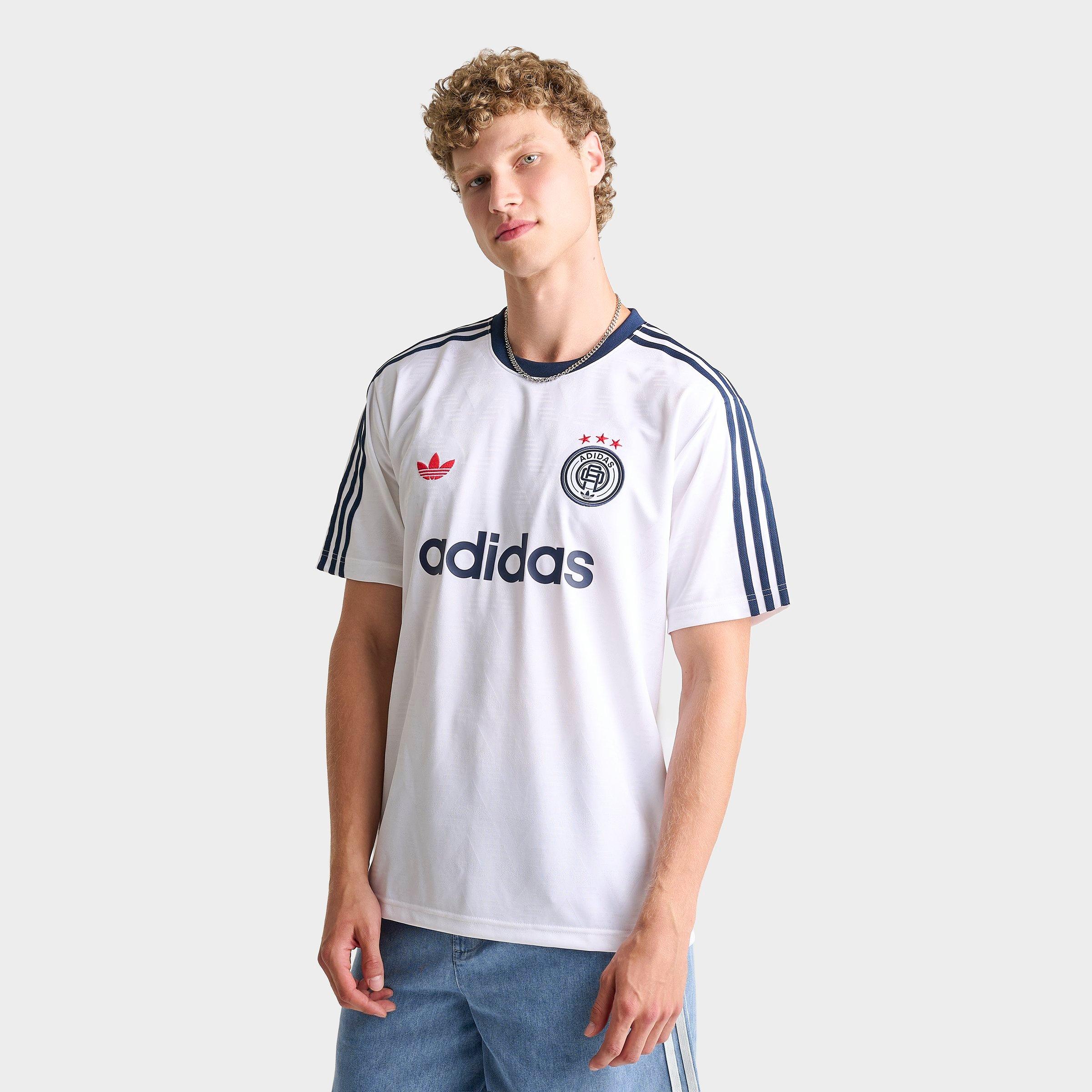 adidas Originals Jacquard Print Lifestyle Soccer Jersey - Image 2